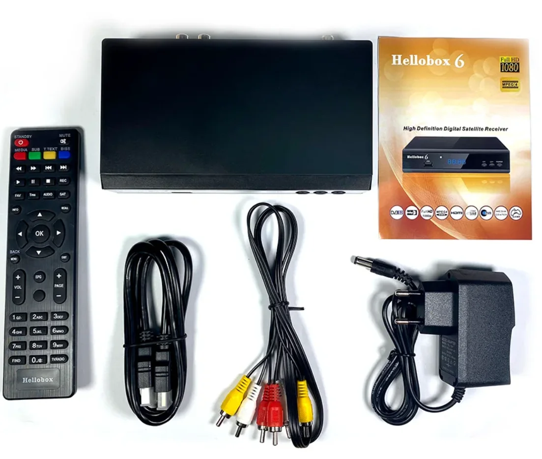 

Hellobox 6 H.265 HEVC DVB-S2/S2X спутниковый ТВ приемник 1080P MultiStream/T2MI TV BOX декодер Hellobox6 DVB S2X S2 DVB приемник