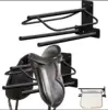1 Pack Saddle Rack Wall Mount Saddle Stand Saddle Pad Rack Horse Tack Storage for Western Saddles Horses Blanket Accessories 5