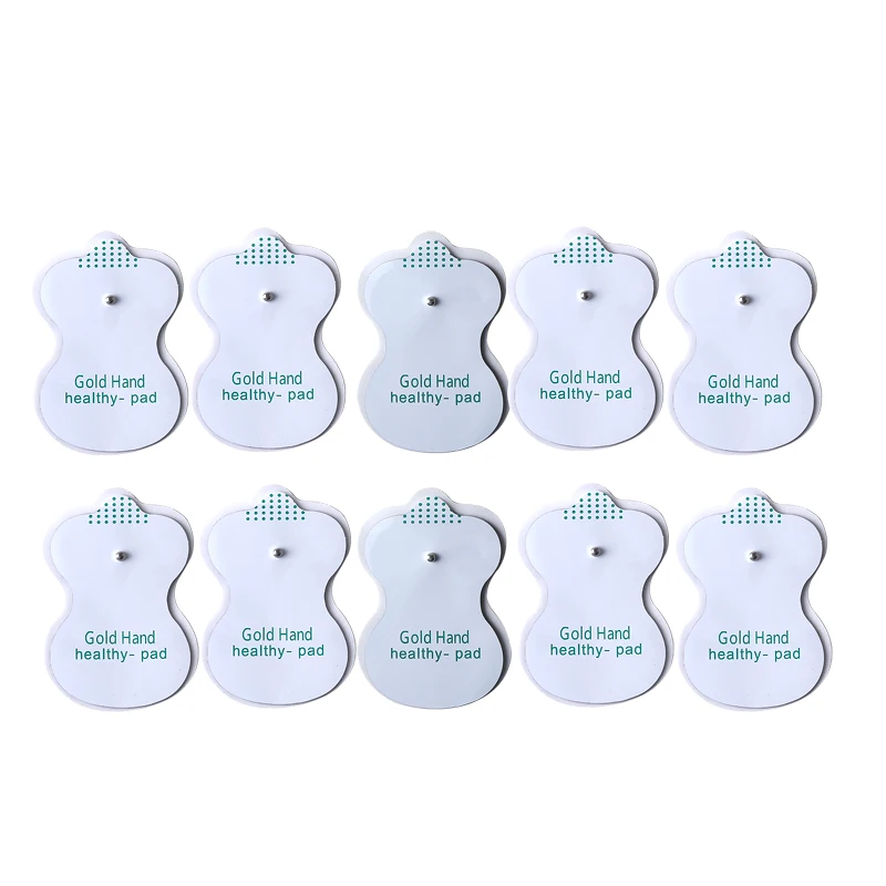 10/20pcs Electrode Pads Reusable Massage Patch for Tens Electrodes Digital Machine Massage 3.5mm Plug Body Massager Accessories 3