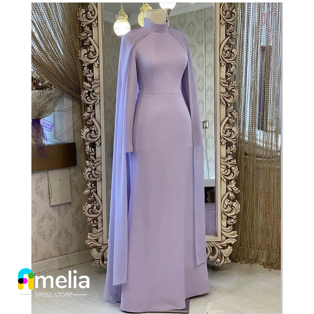 

Женское вечернее платье до пола Amelia, ТРАПЕЦИЕВИДНОЕ ПЛАТЬЕ С Длинным Рукавом и О-образным вырезом, бальное платье для свадебной вечеринки