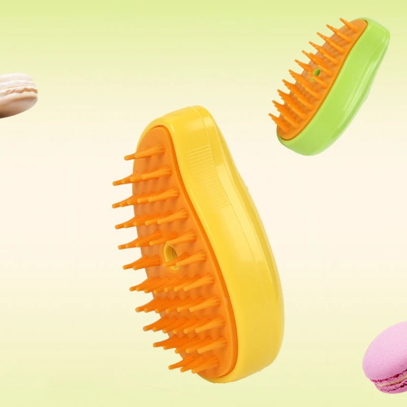 

3 в 1, щетка-распариватель для собак