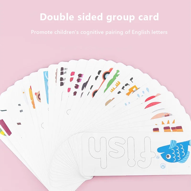 Spelling Word Game English Early Education Cognitive Word Spelling CHILDREN'S Enlightenment Educational Toys 6