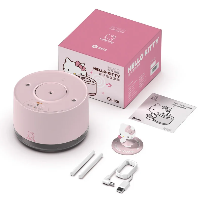 

Hello Kitty Humidifier Music Light Aromatherapy Mini Kawaii Office Home Desktop Rehydration Spray 1000ml 20 Hours Standby