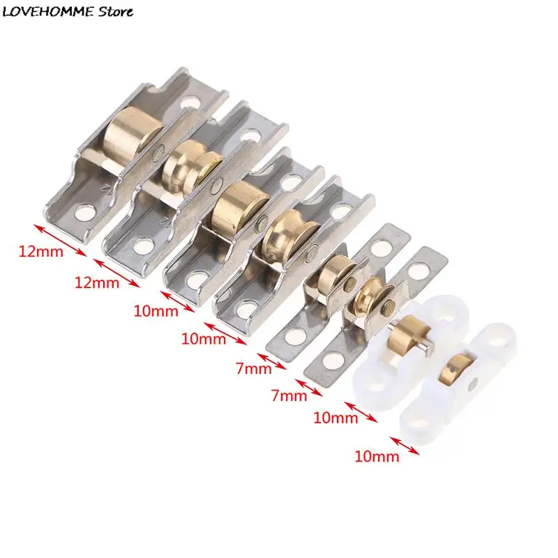 Sliding Door Pulley Roller Stainless Steel Window Pulley for Glass Furniture