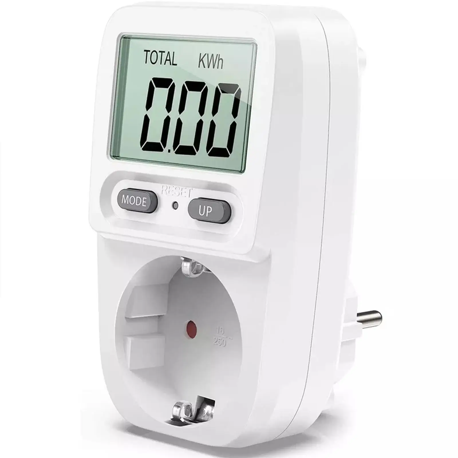 230V EU 50Hz Digital LCD Power Meter Wattmeter Socket Wattage Kwh Energy Meter Measuring Outlet Power Analyzer power meter