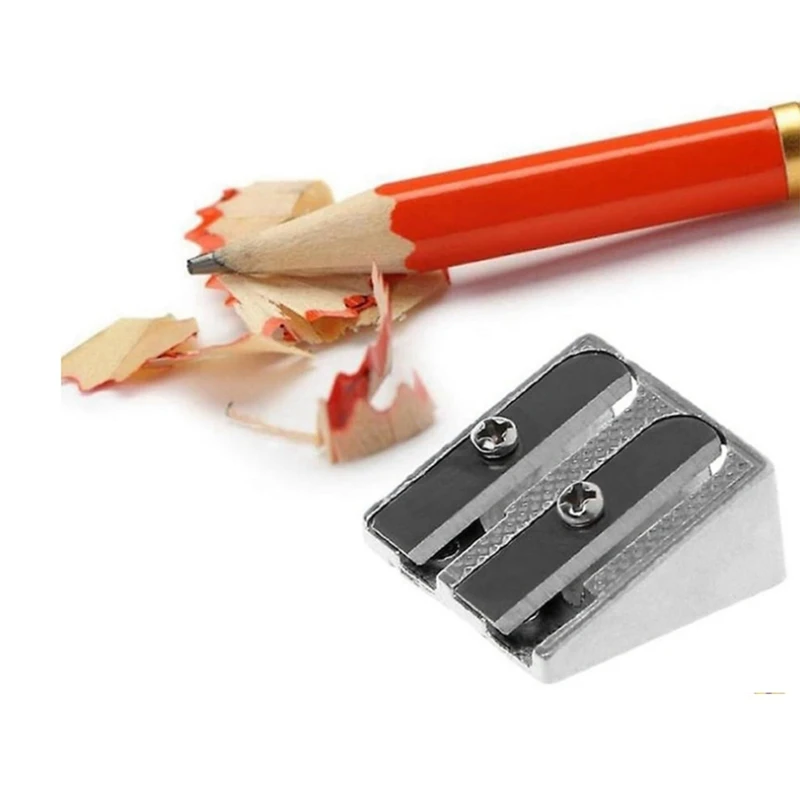 4Pcs Magnesium Pencil Sharpener Survival Multi-Function Magnesium Alloy Survival Pencil Sharpener Durable Easy Install