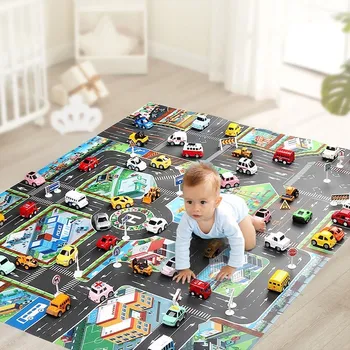 Cartoon Traffic Baby Playmat 1