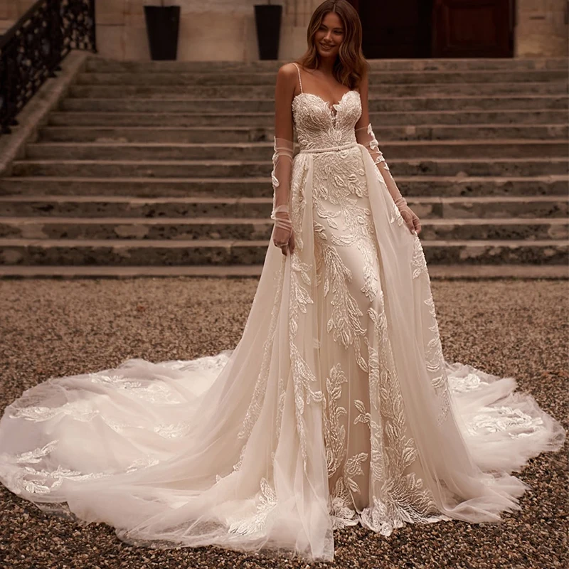 shiny mermaid wedding dress Shiny Sequin Mermaid Wedding Dress 2025 Long Sleeves Off The Shoulder Beads Bridal Formal Gown Sweep Train Vestidos De Novia