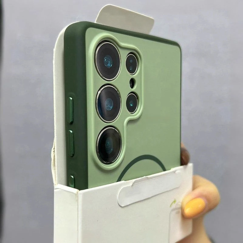Einfache, matte, harte PC-Magnet-Hülle für Samsung Galaxy S26 Ultra S26 Plus S26 S25 S24 S23 5G für Magsafe Wireless Charging Cover – Detail 9