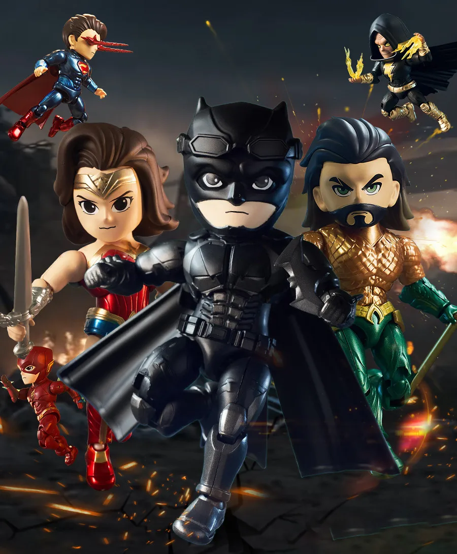 Justice League Wall Posters Set Of 12 - 8x11 Inch Batman Superman Wonder Woman Flash Aquaman Cyborg