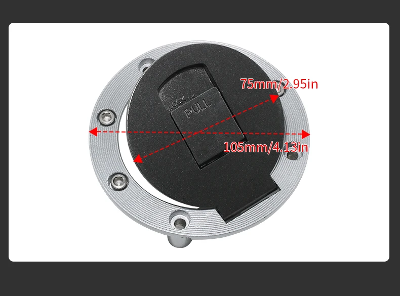 Fuel tank cap For Yamaha SDR200 SRX250 XJ400L XJ600 TZR50 TDR125R TZR125R TZR125RR RD350LC RD500LC FZR600R FZS600 Fazer XJ600N - Image 3