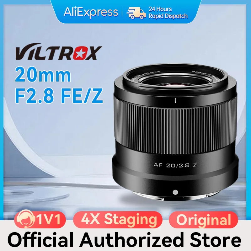 VILTROX20mmF28CameraLensFullFrameUltraWideAngleAutoFocus