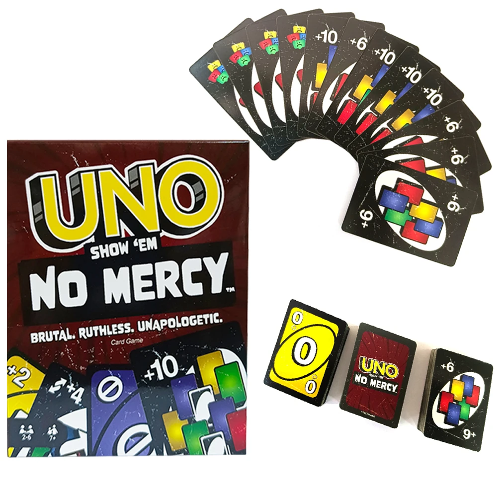 Jogo Uno No Mercy Jogo De Cartas Para Crianças E Adultos