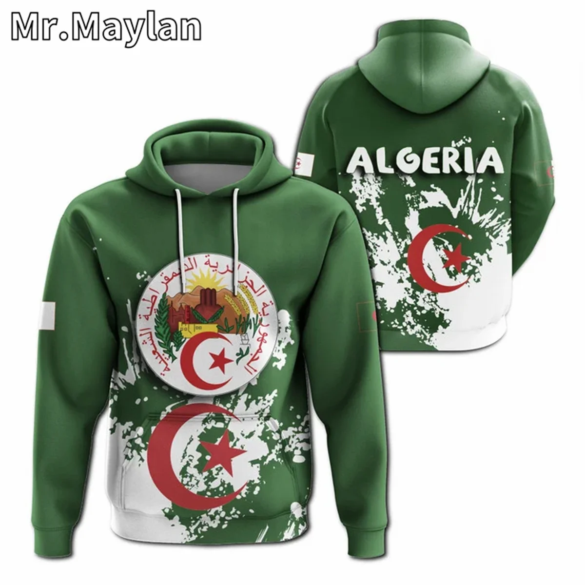 

Africa Country ALGERIA FLAG 3D Full Printed Unisex Hoodie Men/Women Streetwear Zip Pullover Casual Jacket Tracksuits A-011