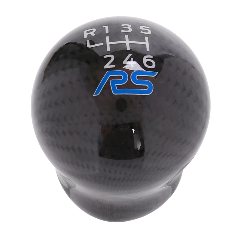 

6 Speed Racing RS Carbon Fiber Gear Shift Knob For Ford Focus RS Fiesta