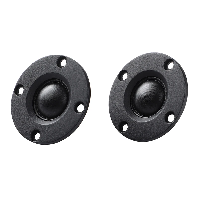 2Pcs/lot 52MM 6 Ohm 30W Dome Silk Film Tweeter Speakers ABS Titanium Treble Audio Portable Loudspeaker Aluminum Radiator