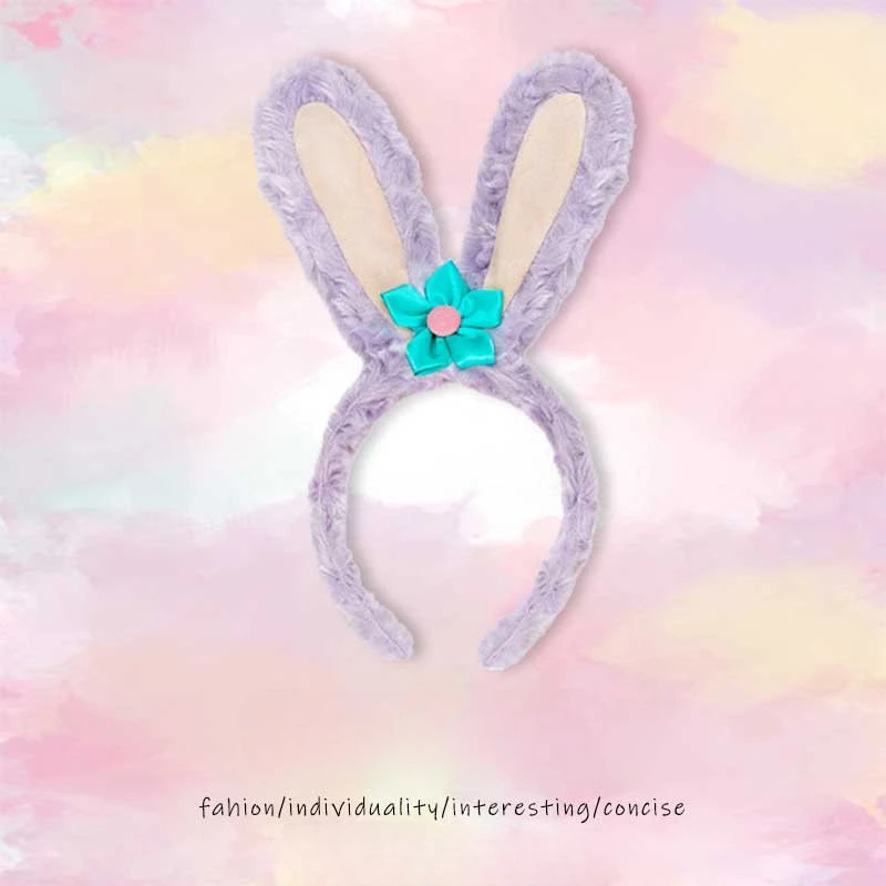Hair Accessories Hair Headband Christmas Party Decoration Hair Accessories Catoon Mickey LinaBell Plush Animal Hairband Woman birthday Gifts Makeup hair hoop
