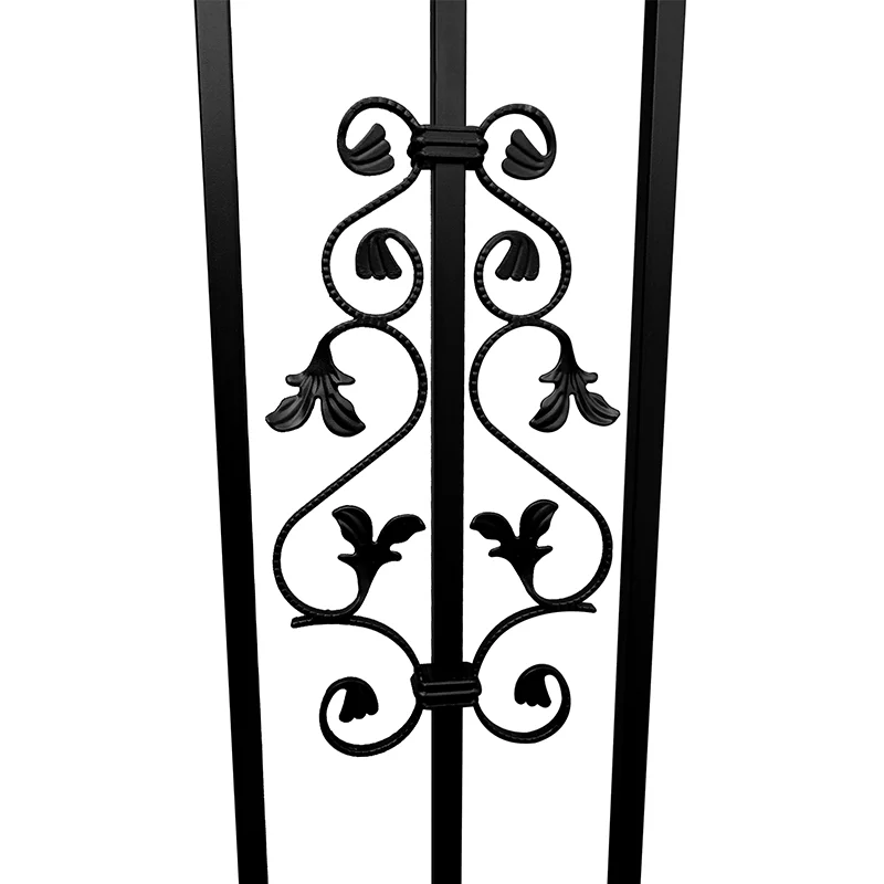 Wholesale Modern Wrought Iron Picket  Fencing Trellis Gates 4