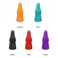 1PC Silicone Wine and Beverage Bottle Cap Set Leak Proof Champagne Bottles Sealer Stoppers Wine Cork Saver Stopper Reusable 6