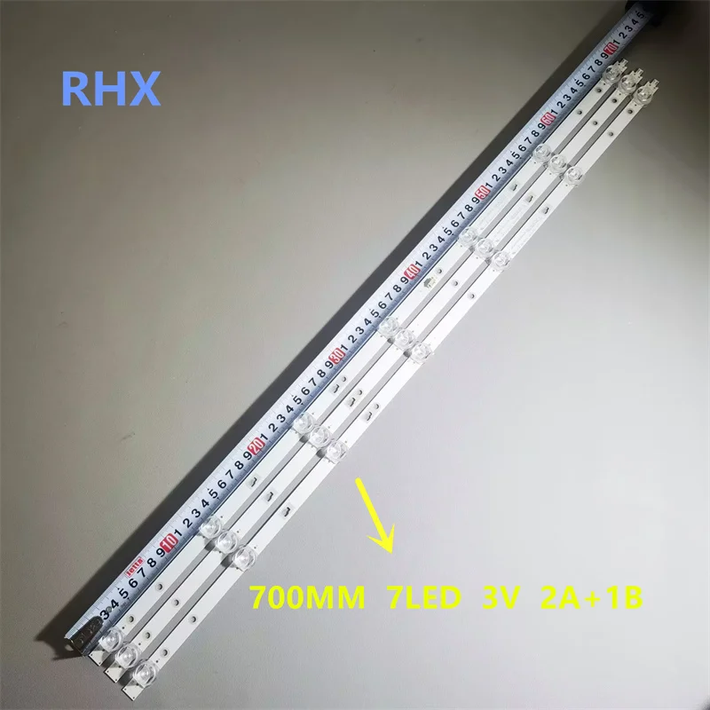 LED backlight strip for  Z40G3311 LED39D07A-ZC26AG-01E LC390TA2A light bar 100% new 1 6pcs 30 40 50cm 220v led bar light rigid strip under cabinets 72led floodlight tube lightbar for home kitchen light backlight