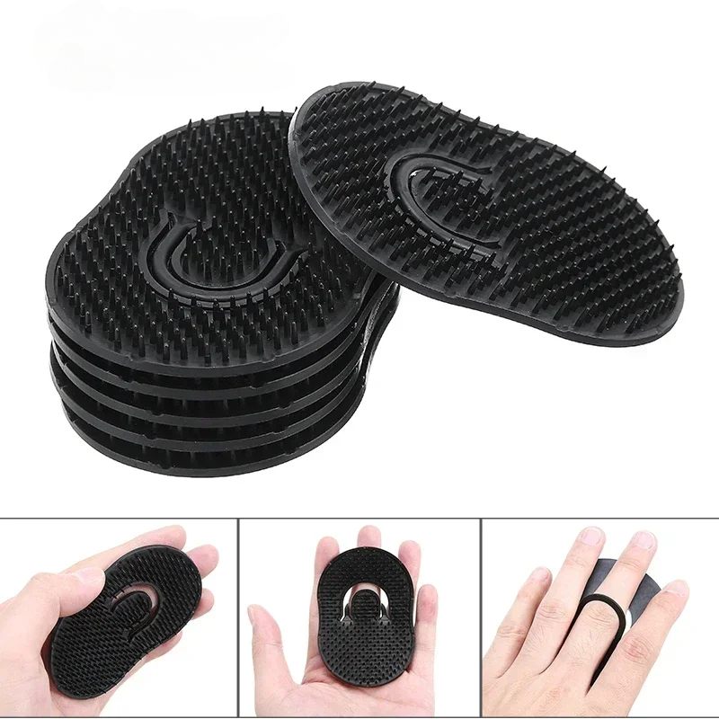 New 1/3Pc Small Round Hair Brush Pocket Comb Hair Men Beard Mustache Palm Travel Scalp Massager Portable Massage Brushes