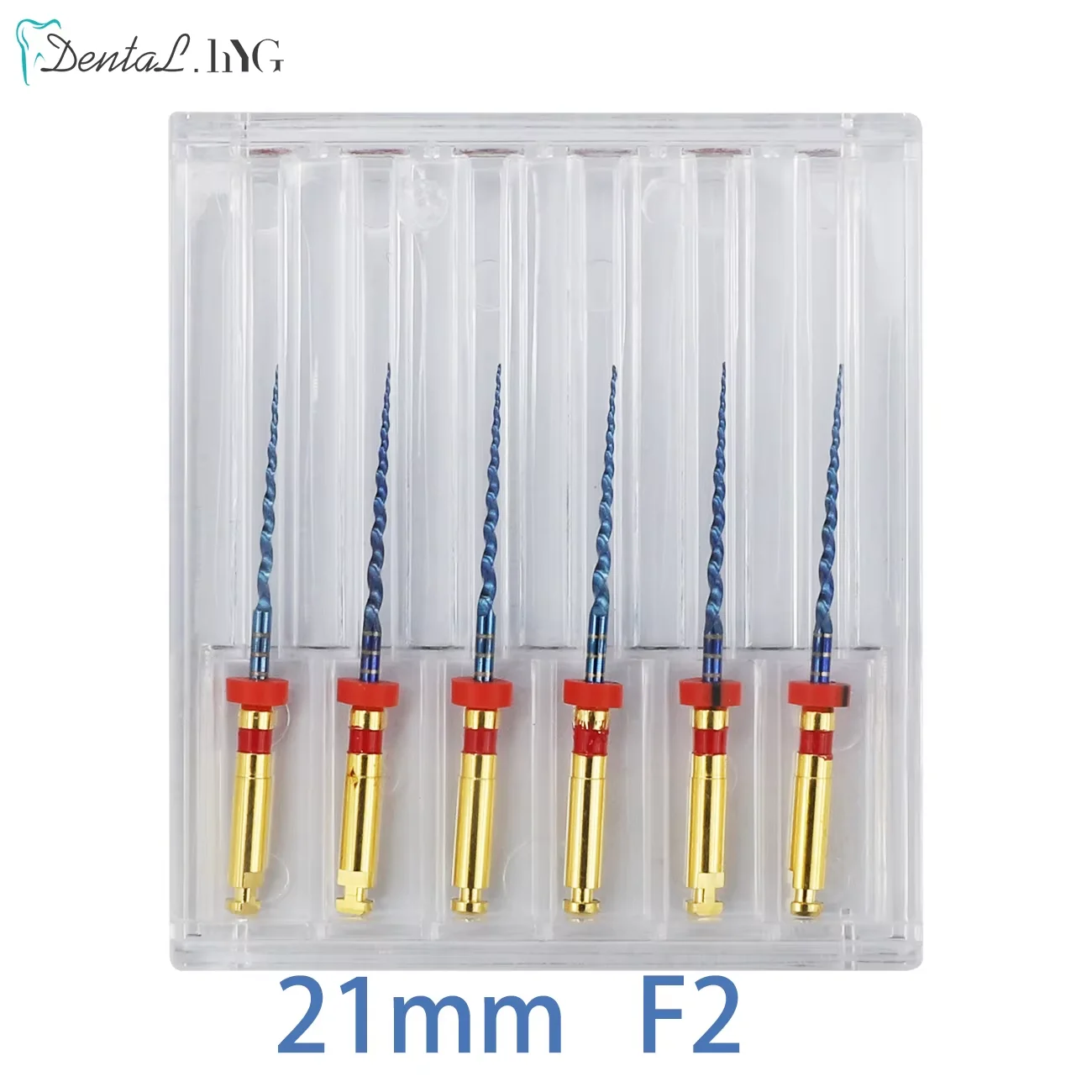 Premium Gold Endodontic Rotary Files - Nickel Titanium Dental Instrument