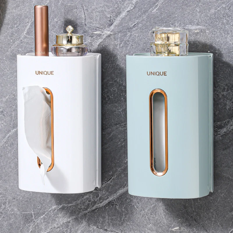 

Wall Mounted Tissue Box Paper Towel Holder for Kitchen Office Bathroom Napkin Container Baby Wipes Paper Storage Box