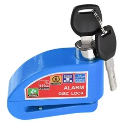 Waterproof Anti - Theft Aluminum Alloy Scooter and Bicycle Lock (Blue)