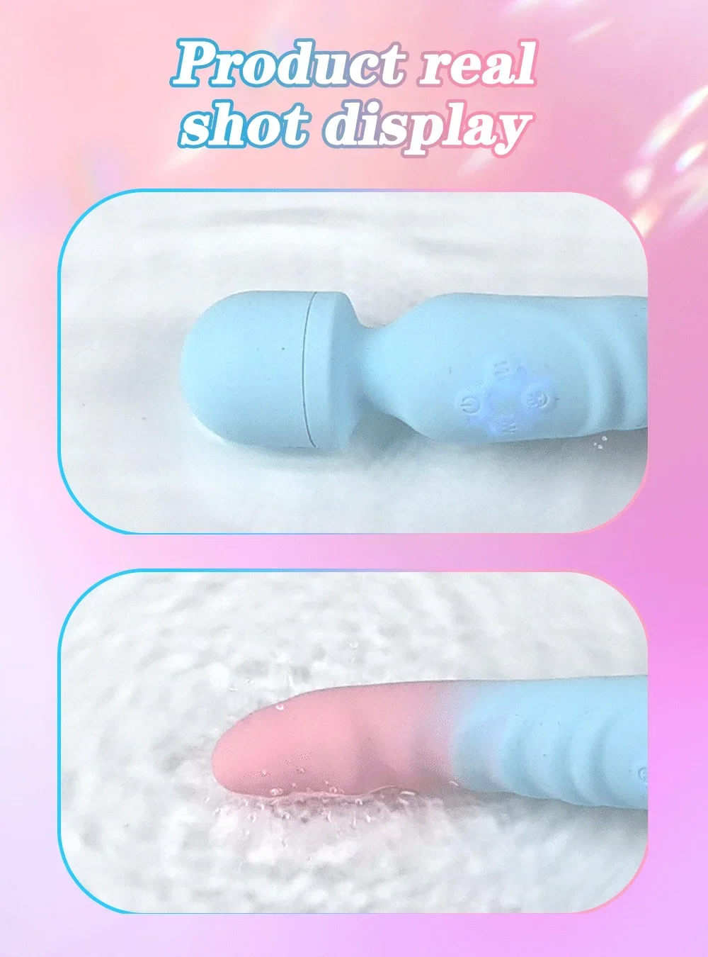 HeartCaptor G-Spot Vibrator Clitoral Stimulator Silicone Heating Wand Massager for Women Couples - Details 6