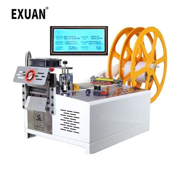 자동 매직 접착 테이프 절단기, 신발끈 절단, 새틴 나일론 탄성 밴드 절단, 니켈 스트립 절단기