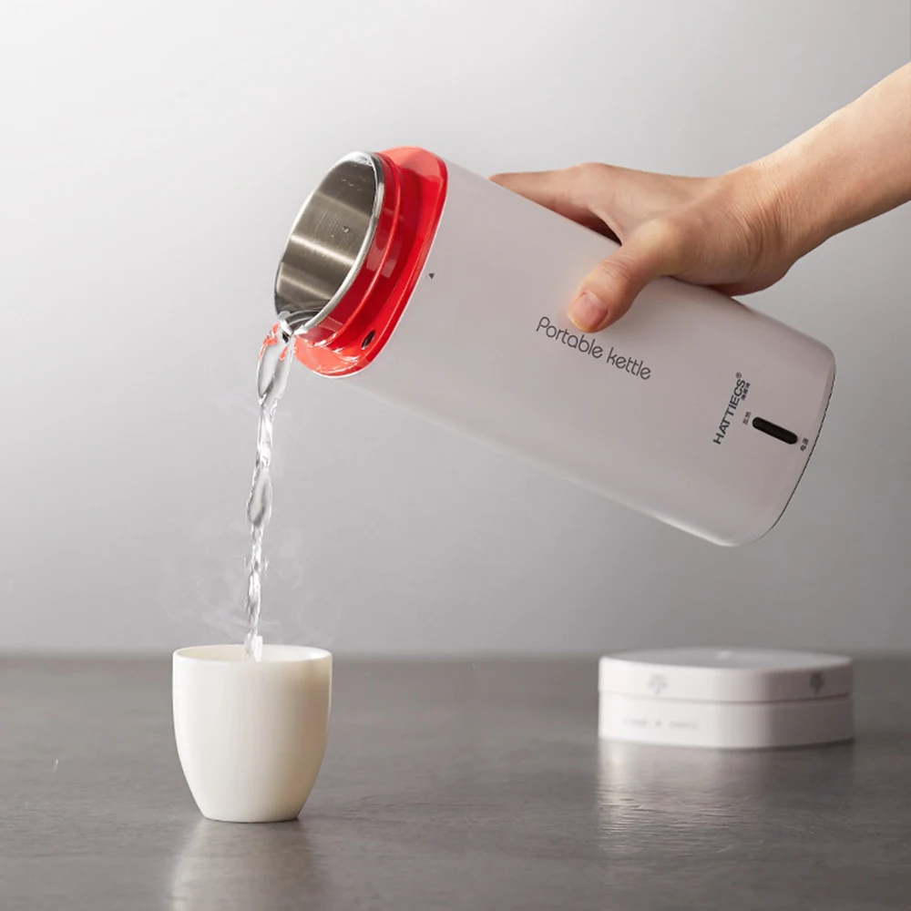 500 Ml Portable Hot Water Cup Electric Kettles Smart Temperature Control Cup  Make Tea Coffee Travel Boil Water Kettle - AliExpress