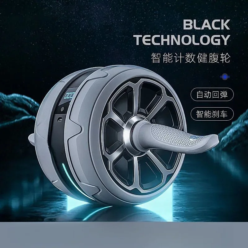 Rebound Abdominal Wheel Home Self-rebound, Abdominal Muscle Wheel Women Lose Weight