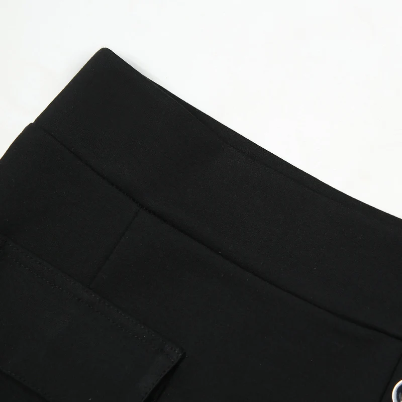 High-Quality High Fashion  Elegant Office Black Long Skirts Korean Women 2023 Autumn Elastic hip wrap skirt Pencil Skirt