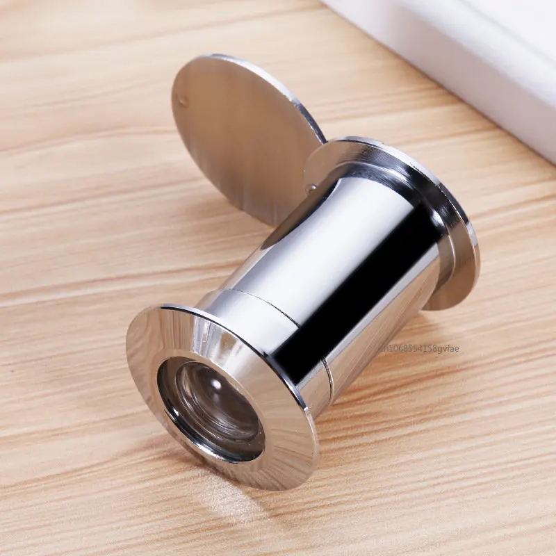 220 Degree Wide Viewing Angle Door Viewer Privacy Cover Security Door Eye Viewer Peephole with Privacy Cover Optical Glass Lens door peephole
