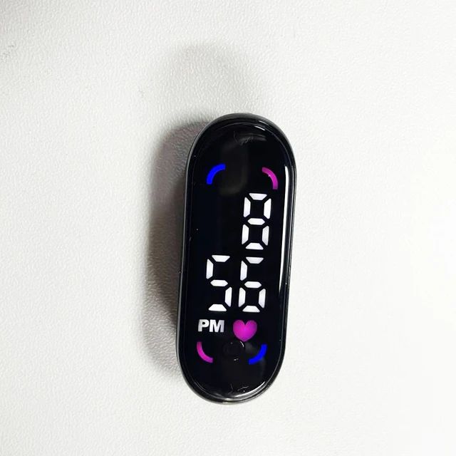 New Pokemon Electronic Watch Pikachu Cartoon Digital Electronic Waterproof LED Watch Wristband Children's Toy Christmas Gift Orange