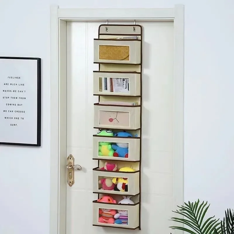 Multifunctional Door Storage Hanging Bag Multi-layer Home Debris ...