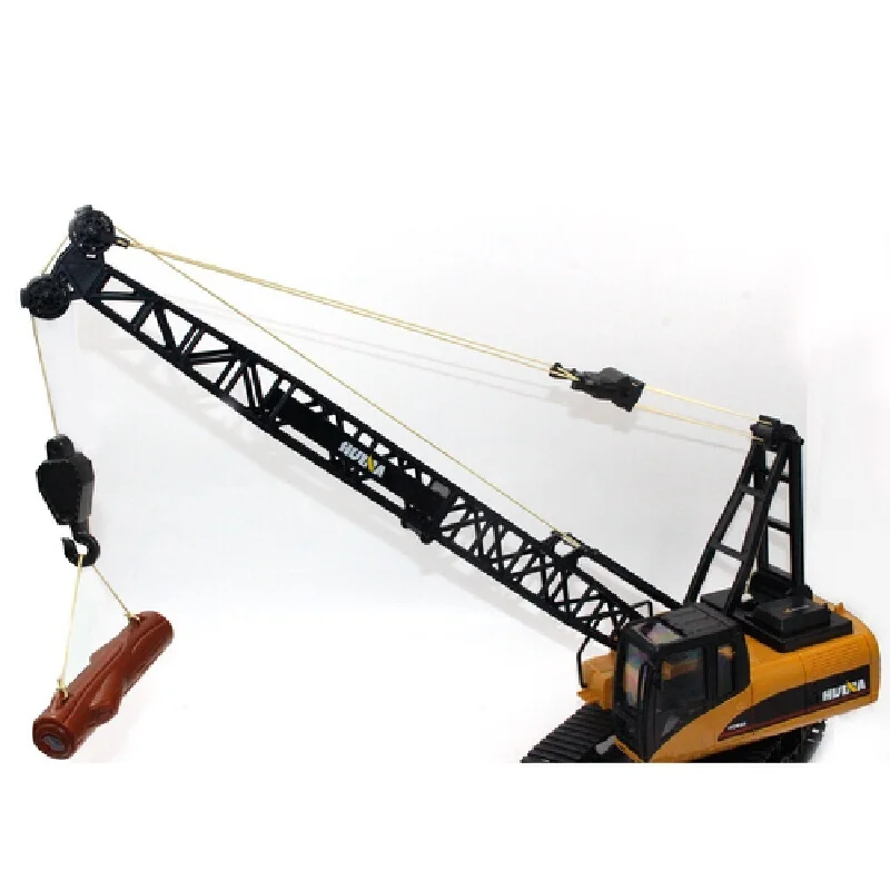 New Style Huina 15-Channel Electric Acousto-Optic Crane Large Alloy Tower Truck Engineering Car Model Toy Acousto-Optic Effect 6