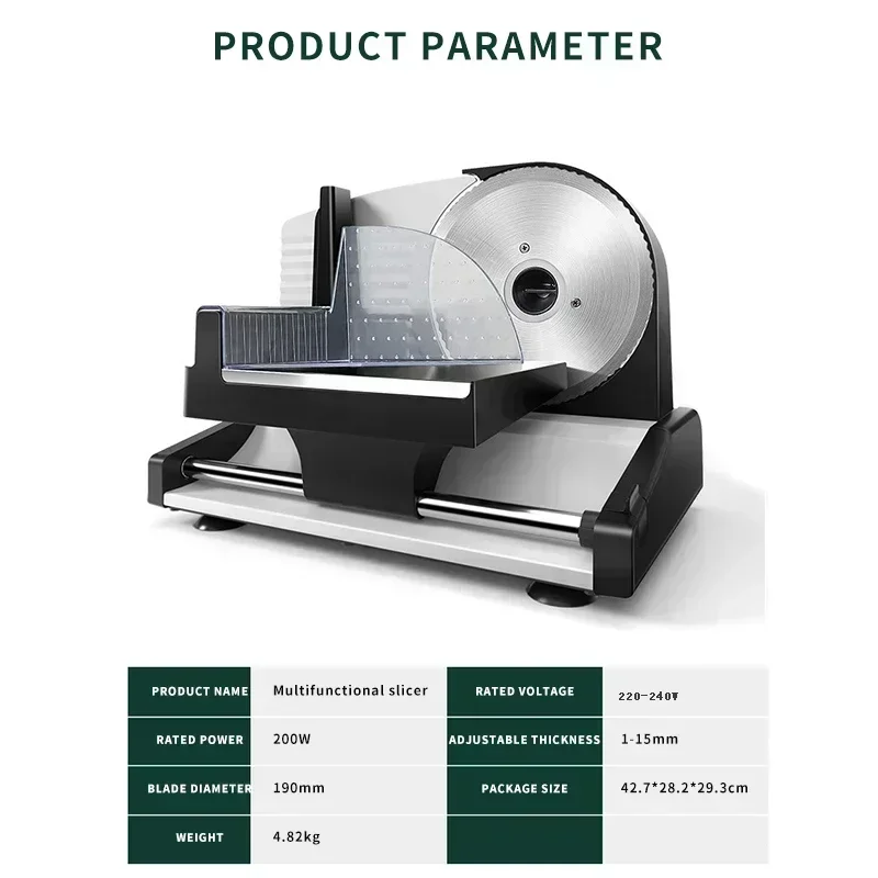 Slicer - Home Meat Slicer. Electric Beef Slicing. Noodle Package Machine. Small Fat Cow Shaving Meat Machine. 5