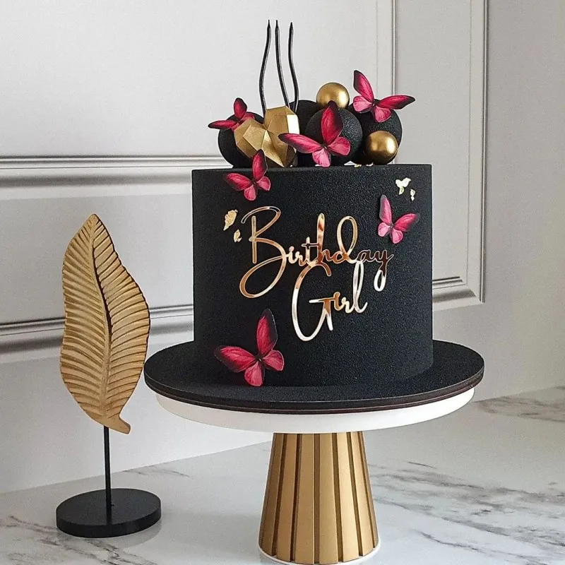 Xsstarmi Confezione da 1 topper per torta di compleanno glitterato per ragazzi e ragazze, per torte di compleanno, uomini, donne, decorazioni per torte di compleanno per bambini, compleanni