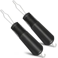 2Pcs Button Helper Tool with Non-Slip Grips to Help with Shirts, Coats, Button Hook Aids for the Elderly and Arthritic 1