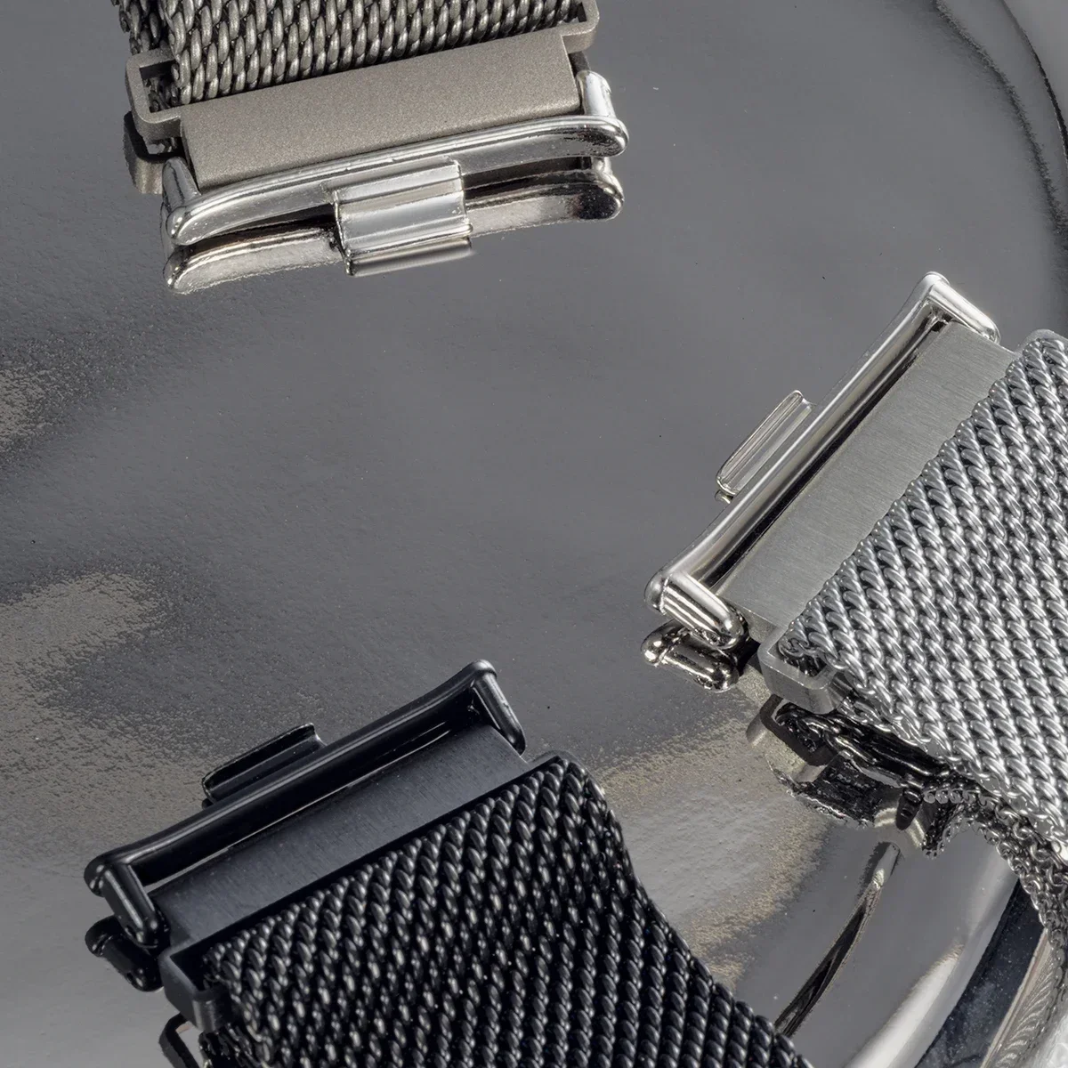 Premium 316L Stainless Steel Metal Watch Band Strap Bracelet - Universal Fit Strap Accessories