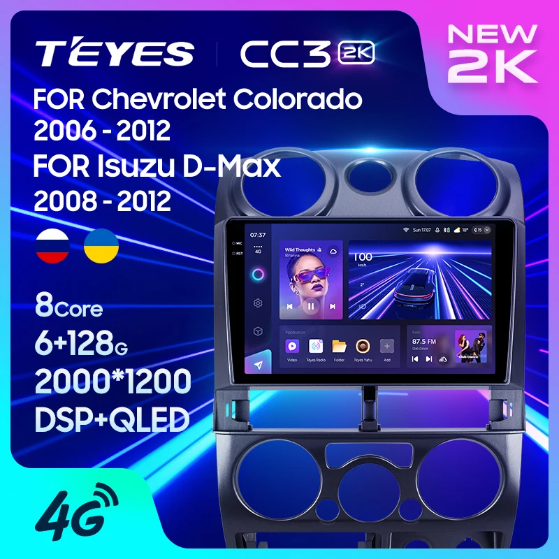 Teyes Cc3 For Isuzu Dmax Mu71 2008 2012 For Chevrolet Colorado 2006