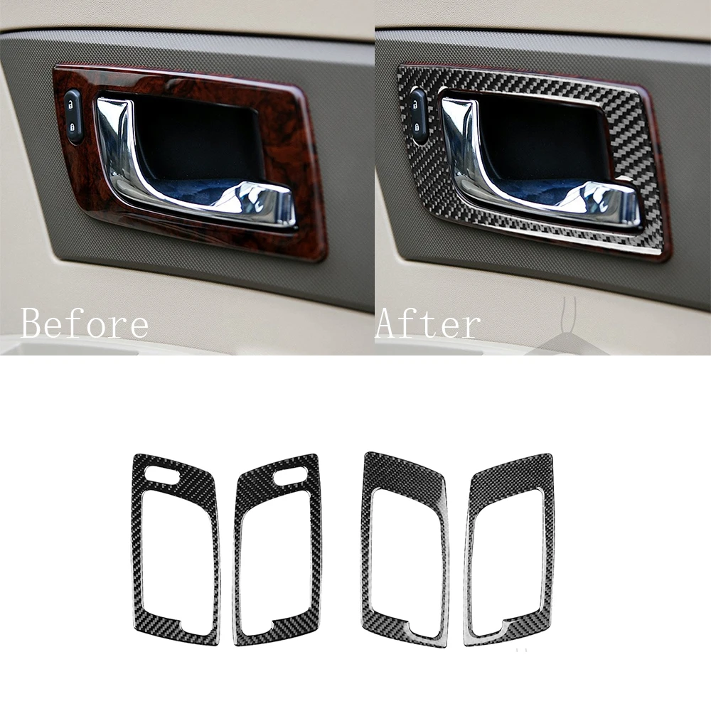 

Декоративная наклейка на дверную ручку, наборы чехлов для Cadillac CTS 2003 2004 2005 2006, аксессуары для салона автомобиля из углеродного волокна