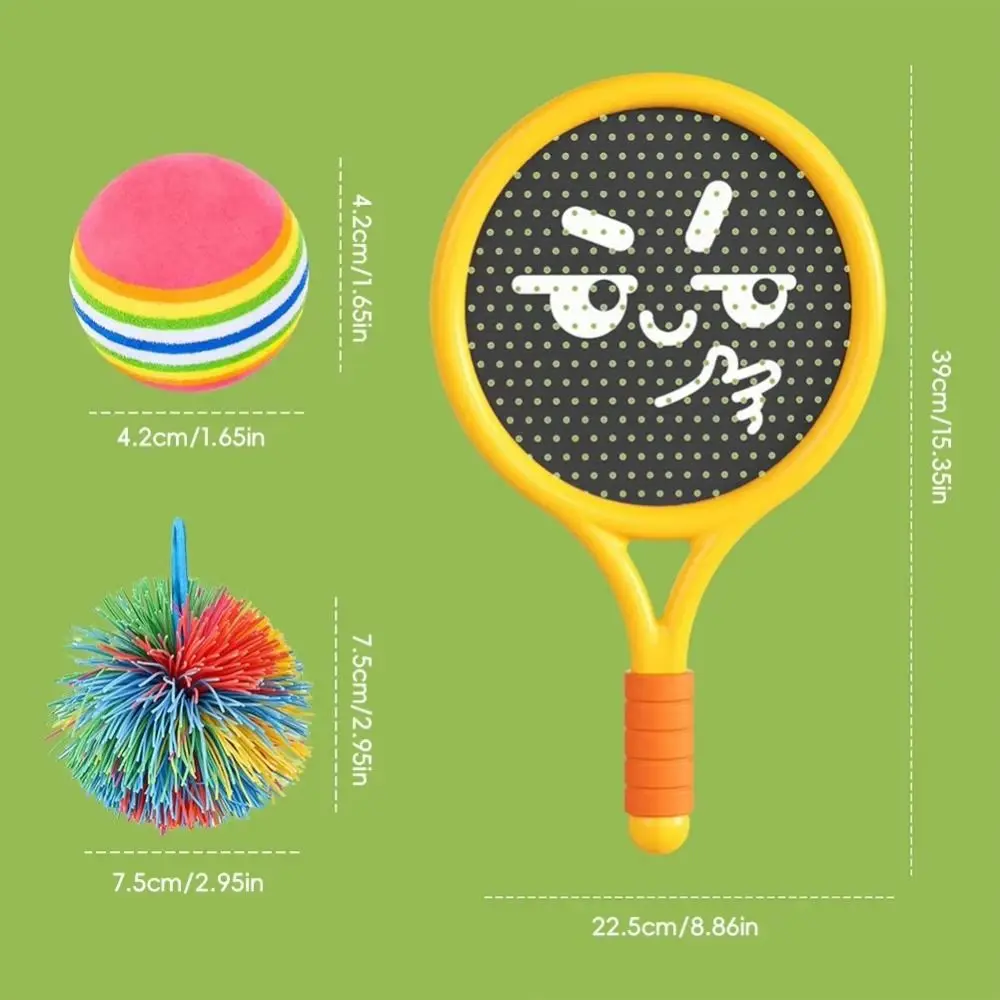 2Pcs Shock Absorbing Children's Badminton Racket Portable Lightweight Badminton Racket Set Soft Grip Anti Slip Handle
