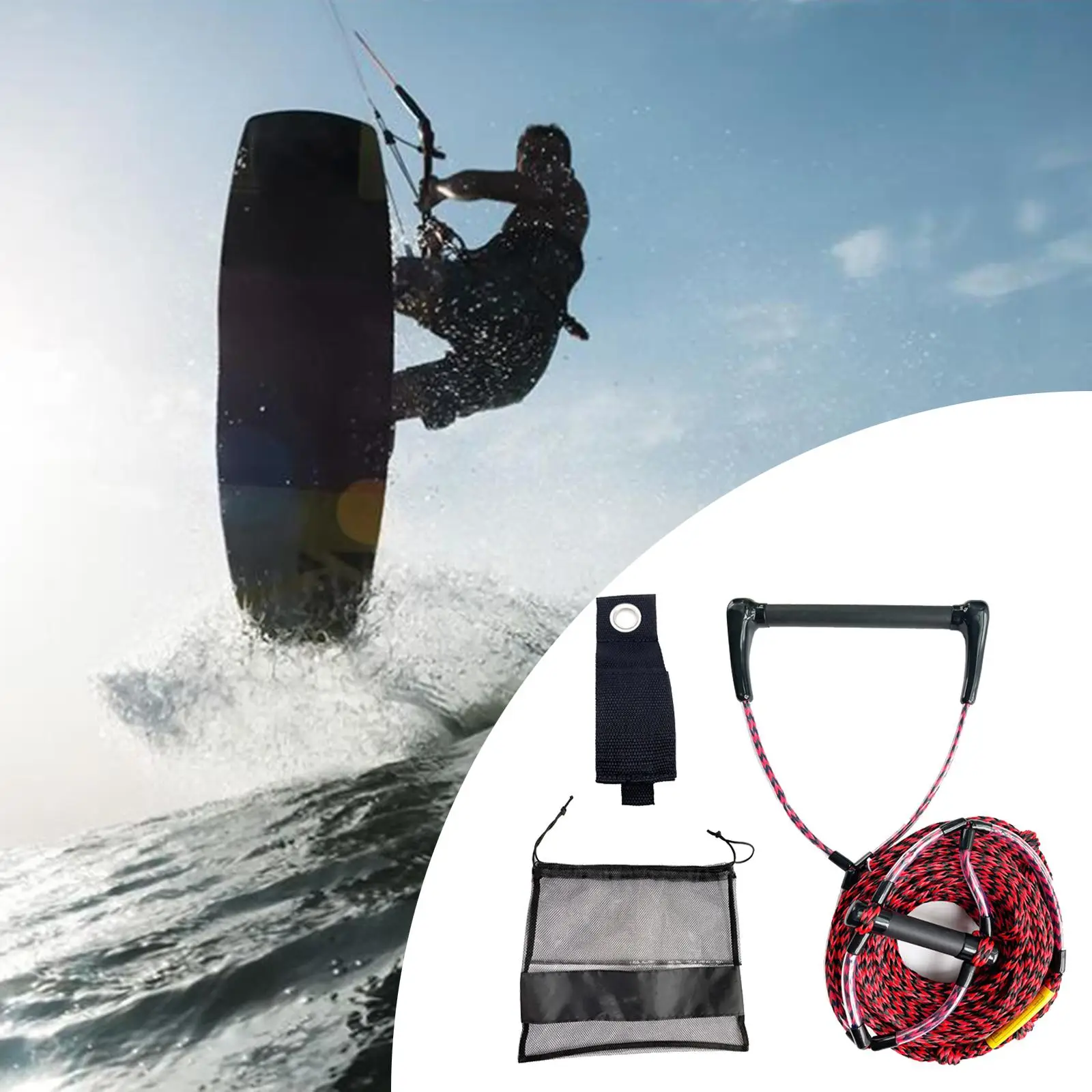 Poignée DEVOCEAN Pour Corde De Bateau - Wakeboard, Ski Nautique - NEUVE