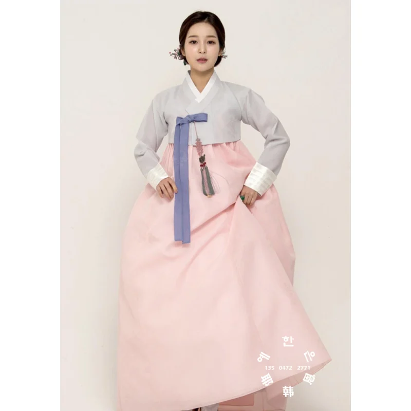 Customized Korean Imported Korean Traditional Hanbok Wedding Welcome Hanbok Performance Costume welcome