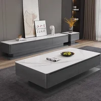 Tables basses nordiques simples, modernes, de luxe, originales, pour salon, canapé, côté marbre, meubles de maison, Couchtisch FYCT 2