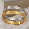 316L Classic Stainless Steel Crystal Star Bracelet for Women Elegant Bangles Rust-proof Moon Bangle Wrist Jewelry 1