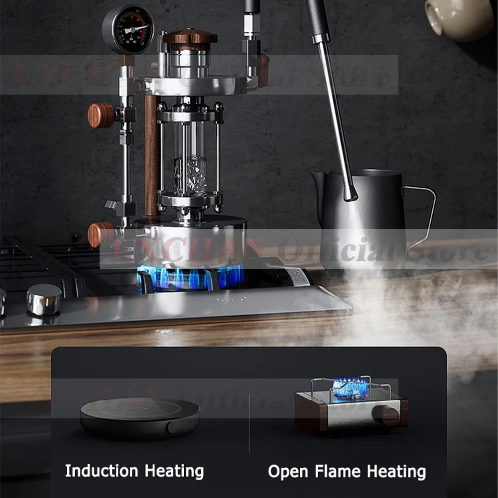 HomeWise Steam Milk Frother Household Coffee Milk Foamer Espresso Coffee Maker Milk Frother with Steam Nozzle 1-5 Hole Optional 4