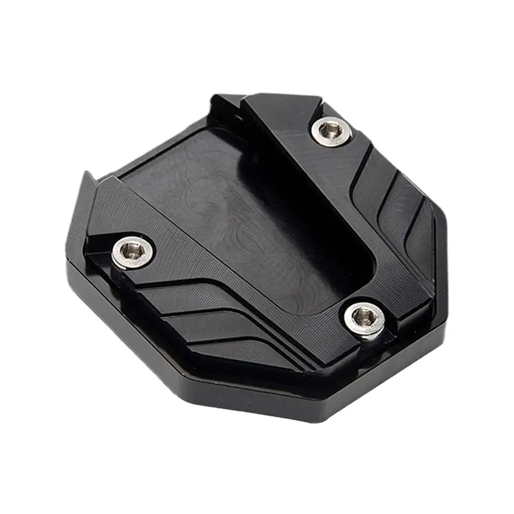 Aluminium-Legierung Motorrad-Seitenständer-Verlängerung Fußstütze Seitenständer-Erweiterung Fußplatte Stütze Motorrad-Zubehör – Detail 1